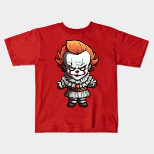 Playful Pennywise: The Dancing Clown Kids T-Shirt